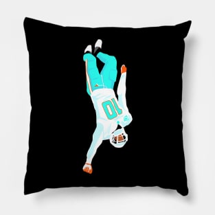 Tyreek Hill 10 - celebration miami dolphins Pillow