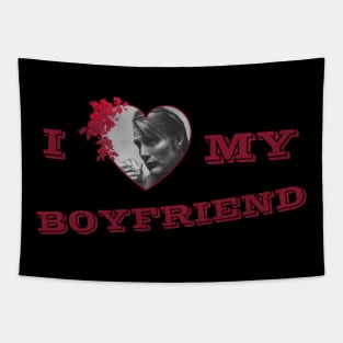 I Love My Boyfriend_Mads Mikkelsen Tapestry