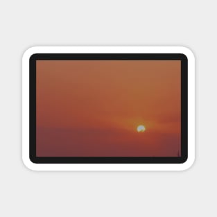 Sunset Cloudy Sky Photography Magnet