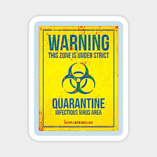 Bricked In Corona Quarantine Zone Magnet