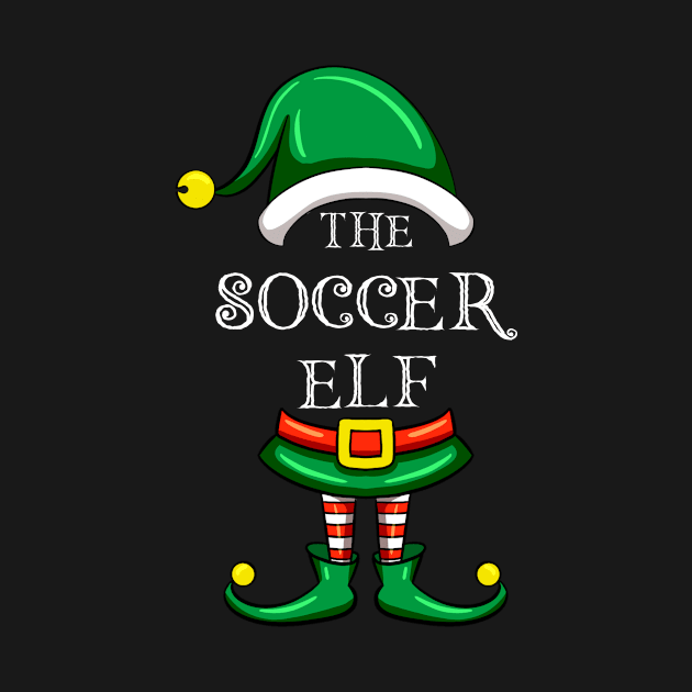 The Soccer Elf Matching Family Christmas Pajama by Maica