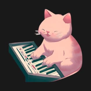 Kitty with a Keyboard T-Shirt