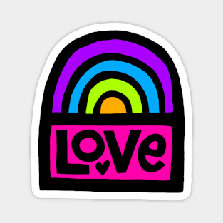 Love Rainbow (mulit) Magnet