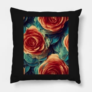 Beautiful Rose Floral pattern #42 Pillow