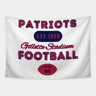 New England Football Vintage Style Tapestry