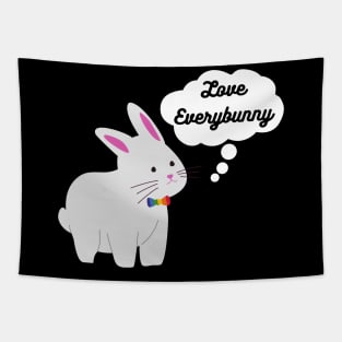 Love Everybunny Gay Pride Shirt Tapestry