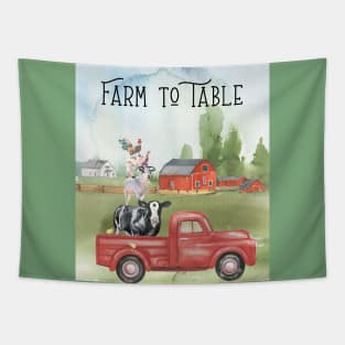 Farm Animal Family A Tapestry