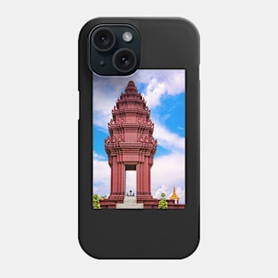 Independence Monument - Phnom Penh Phone Case