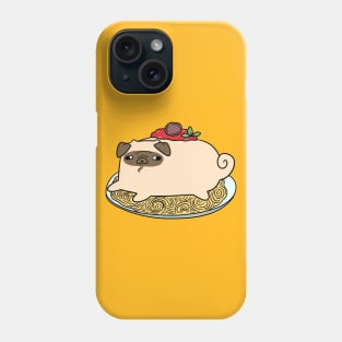 Spaghetti Pug Phone Case