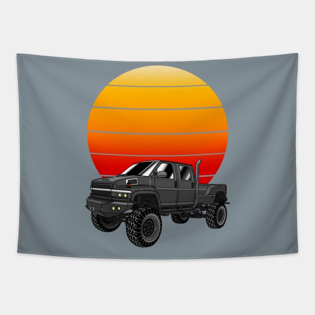 Chevy Kodiak C4500 Truck Tapestry by Guyvit