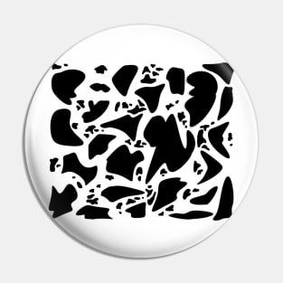 Splotchy inkblot cowprint pattern Pin