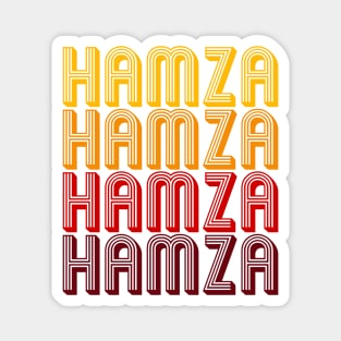 Hamza - Retro Minimal Line Pattern Magnet