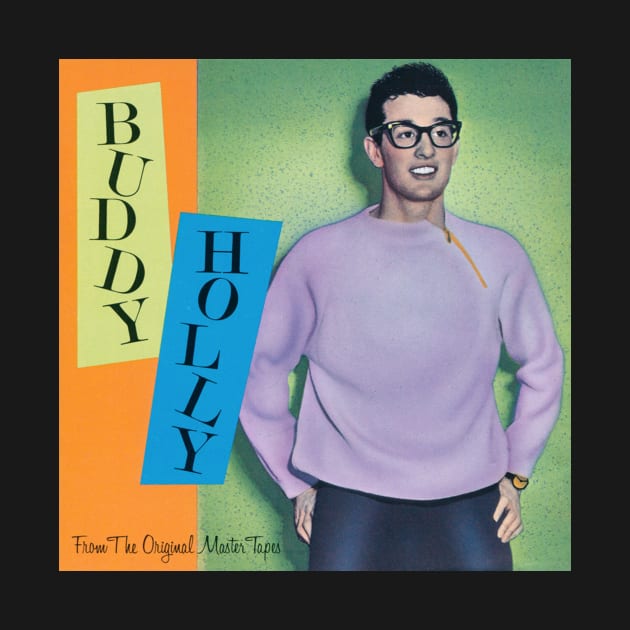 Buddy Holly From The Original Master Tapes Album Cover. by chaxue