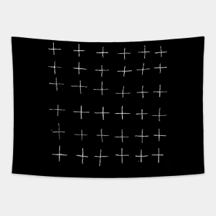 Grid Markings Tapestry