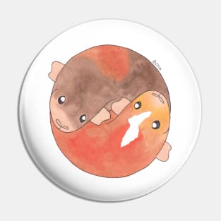 Yin-Yang Eric and Ernie Pin