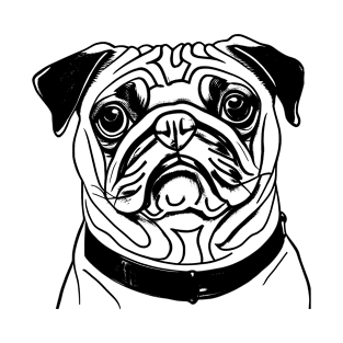 Pug drawing T-Shirt