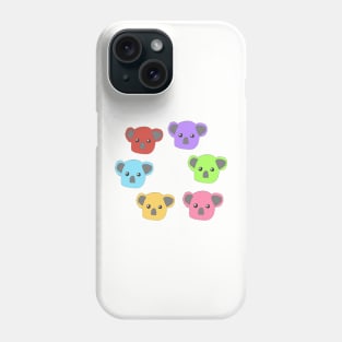 Multicoloured Koalas Phone Case