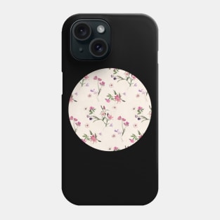 Scattered Floral on Cream Phone Case