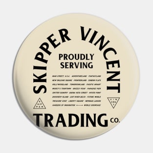 Skipper Vince Trading Co Pin