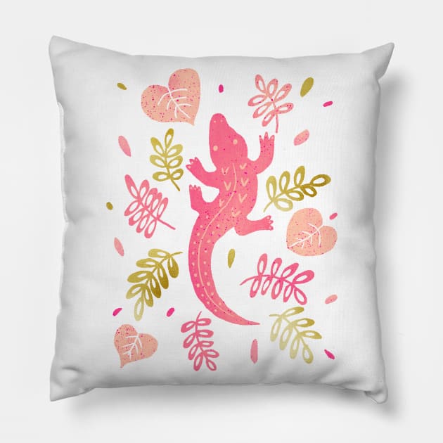 Pink Crocodile Pillow by Home Cyn Home 