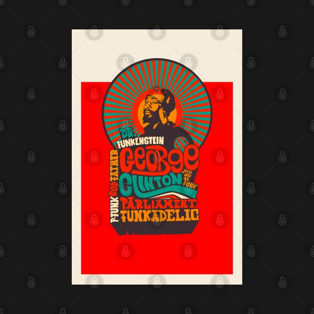 Funkadelic George Clinton Shirts - P-Funk Master Artwork Collection! by Boogosh