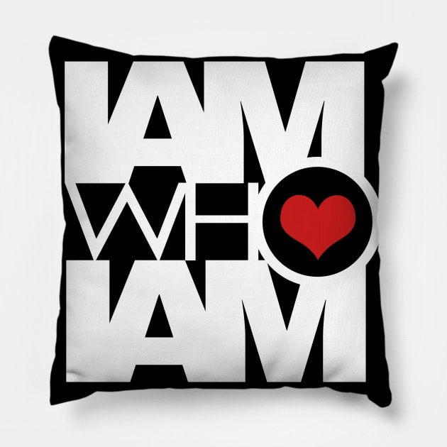 I AM WHO I AM Pillow by yazgar
