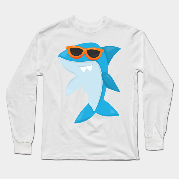 shark wearing sunglasses