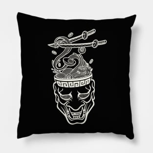 Roasted Ramen Oni Ramen Bowl Pillow