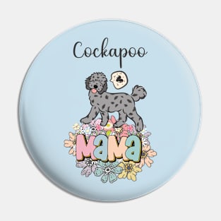 Blue Merle Cockapoo Mama Pin