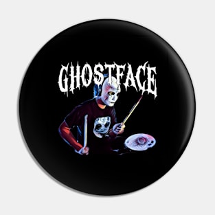 GhostFace Drummer Pin