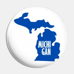 Michigan - Blue Pin