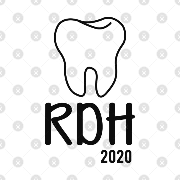 RDH 2020 - Registered Dental Hygienist 2020 by KC Happy Shop