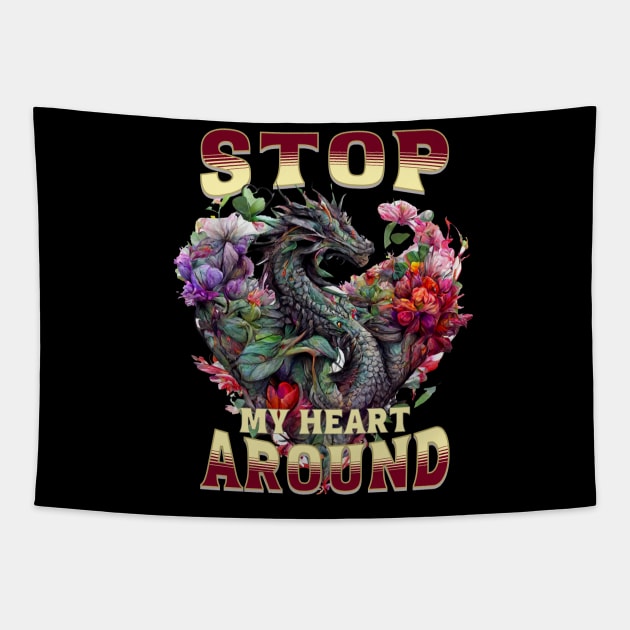 Stop Dragon Tapestry by RockReflections