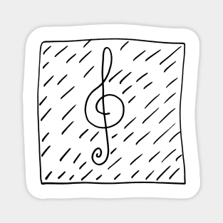 Musical note Magnet