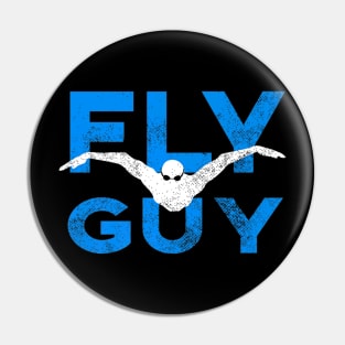 ButterFly Guy Swimmer Pin