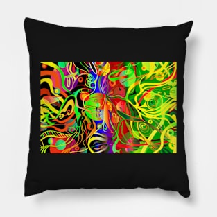 Chameleon Pattern 6 Pillow