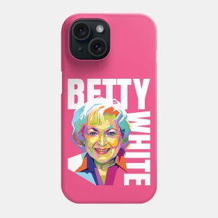 Betty White Pop Art Phone Case