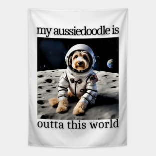 Outta This World Aussiedoodle Tapestry