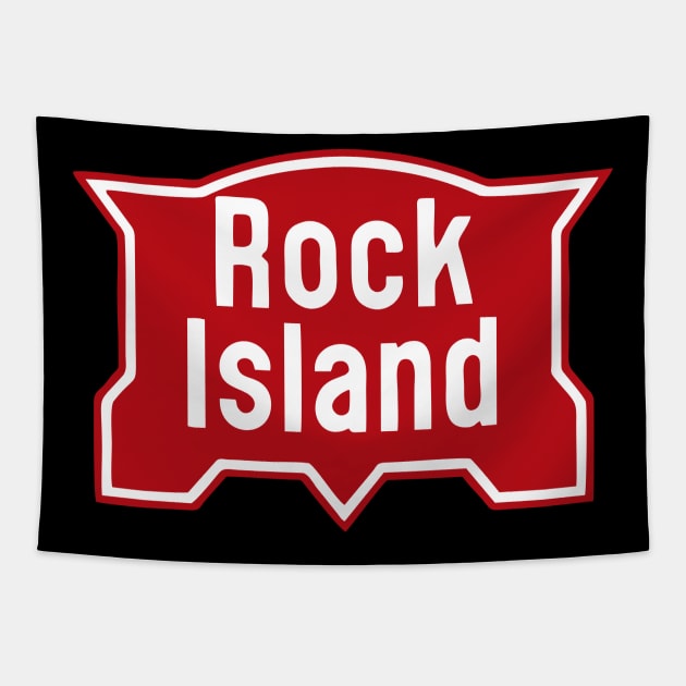 Rock Island Railroad Tapestry by Raniazo Fitriuro