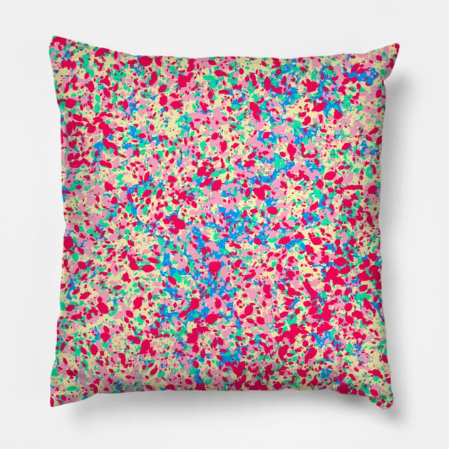 Color Drops Pillow by cariespositodesign