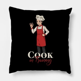 Boys cook in training Pillow