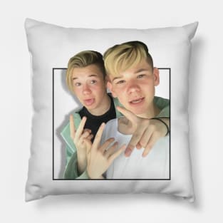 Marcus and Martinus drawing Pillow