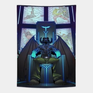 Blacc Ice Enthroned Tapestry