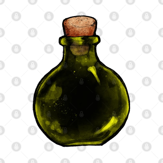 Green Spell Jar by JJLosh