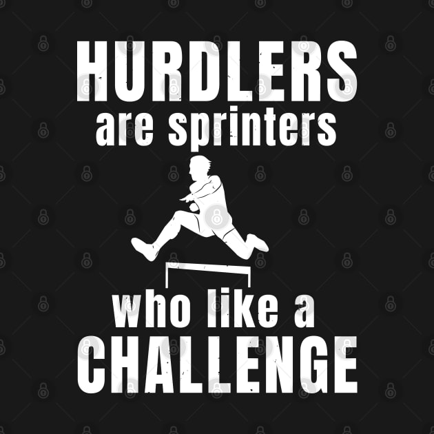 Mens Hurdles Funny Saying Athlete Gift by atomguy