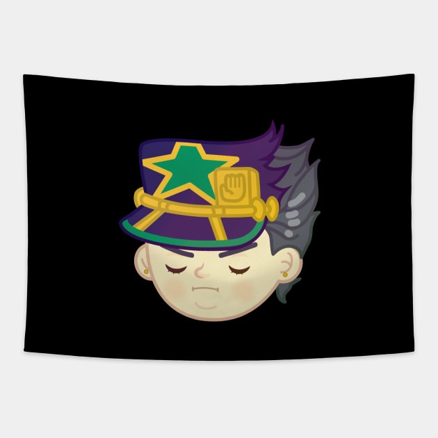 Jotaro x Kujo Part 6 - Chibiness Overload Tapestry by merch.x.wear