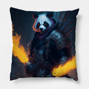 Pandamonium Blaze Pillow