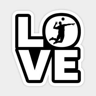 Love Volleyball Gift For Volleyball Players Magnet