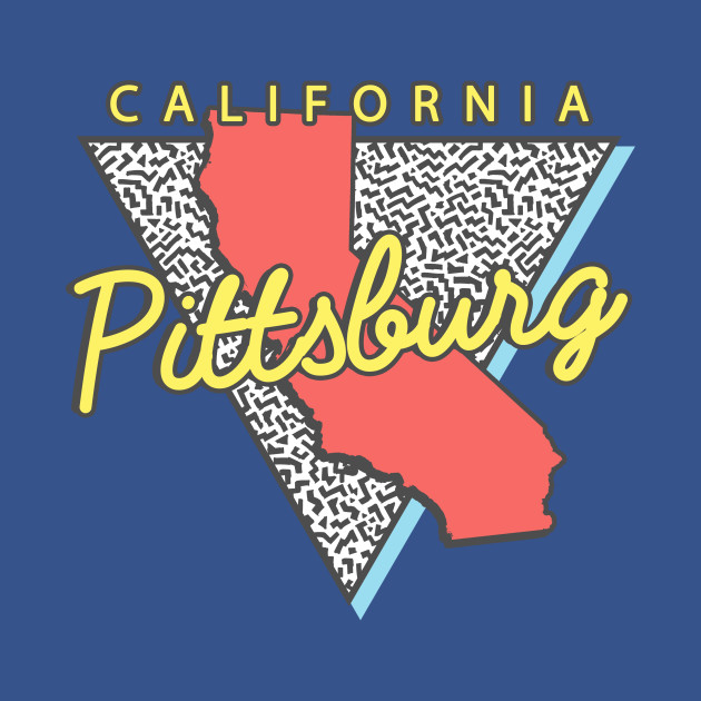 Discover Pittsburg California Triangle - Pittsburg - T-Shirt