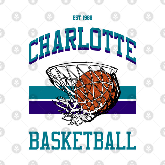 Varsity Style Charlotte Basketball - Charlotte Hornets - Phone Case
